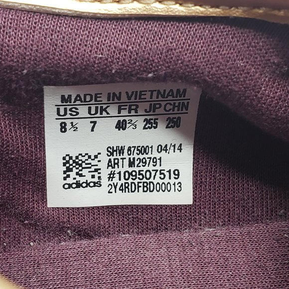 Adidas Stella McCartney Rose Gold Mesh Tennis Shoe - Picture 6 of 7